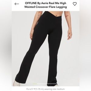 OFFLINE real Me High Waisted Crossover Flare leggings